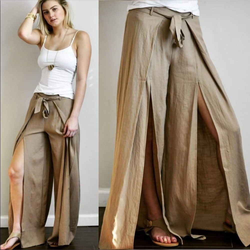 Slit Front Pants by Treadzwear